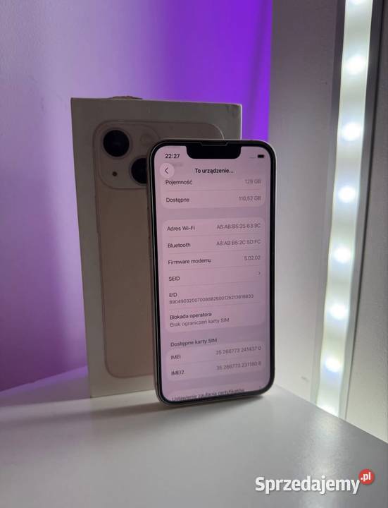 Apple iPhone 13 Mini 128GB sprzedam