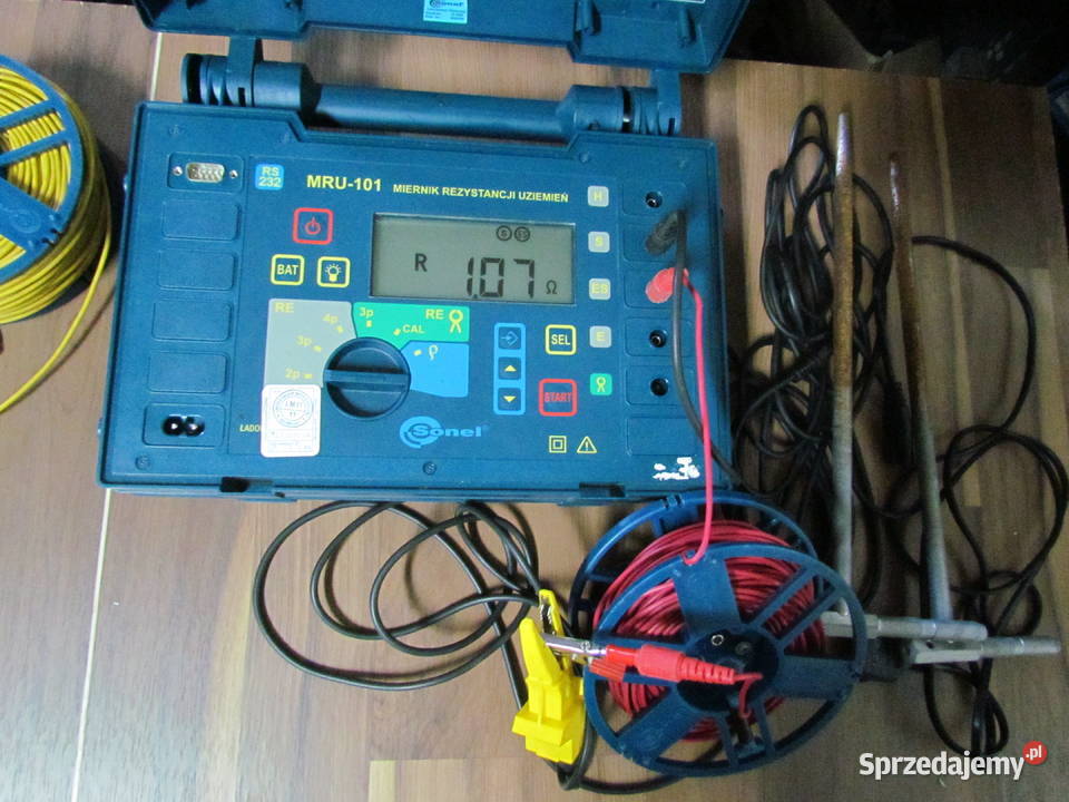 MRU101 Miernik Rezystancji Uziemień Elektronika śląskie Świętochłowice