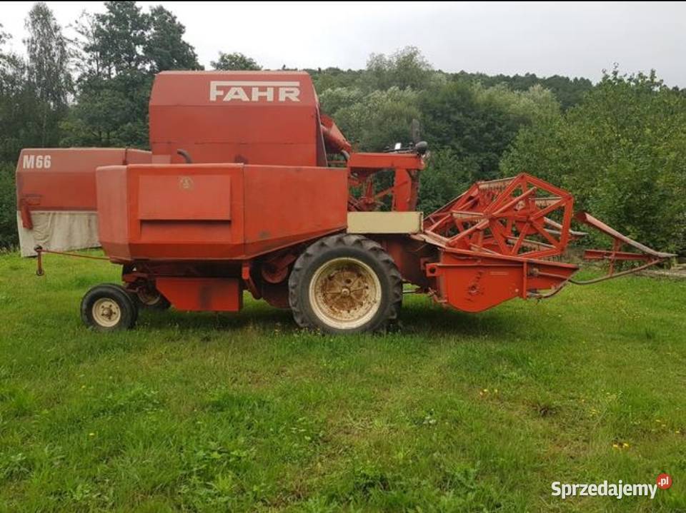 Kombajn marki Fahr M66 świętokrzyskie Nowa Słupia