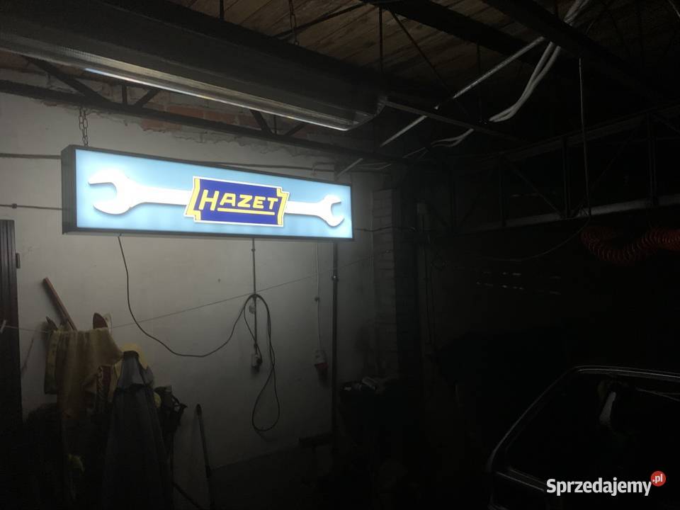 Hazet reklama neon fana marki unikatowa