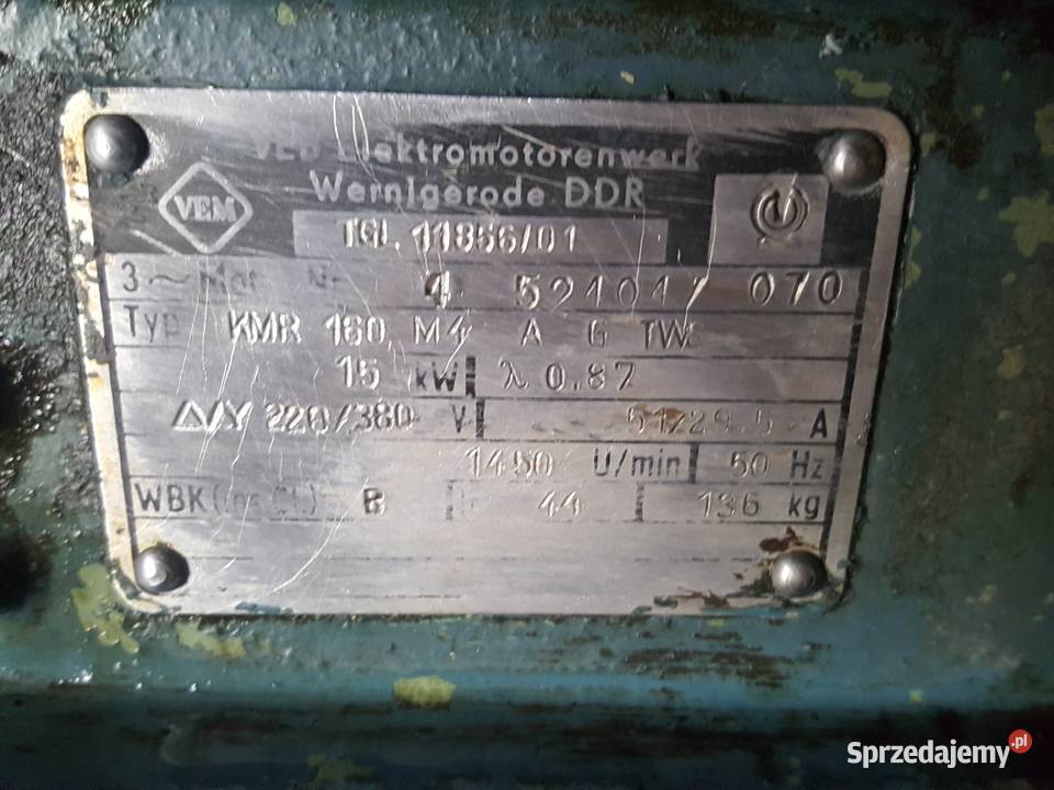 Silnik elektryczny 15 kW 1450 obr min