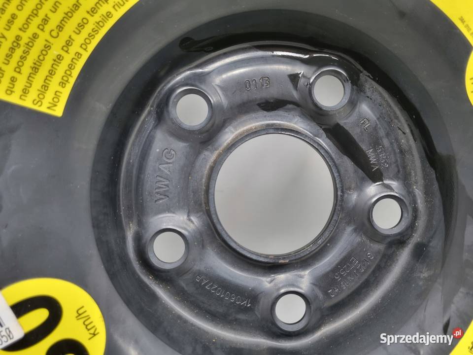 KOŁO DOJAZDOWE Audi Seat Vw Golf VI 12570 R18 Chełm