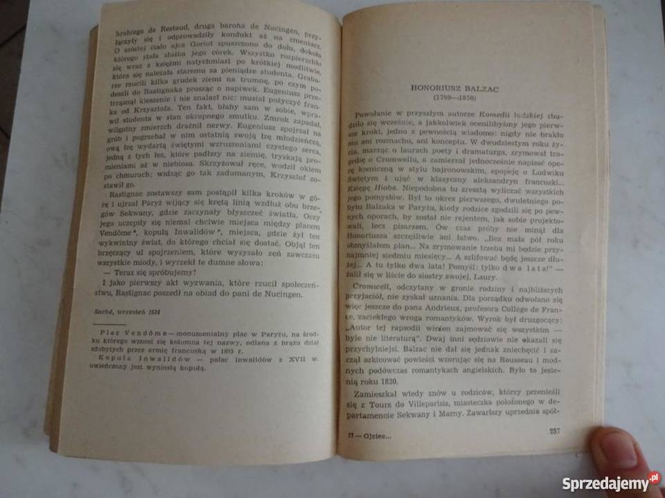 Ojciec Goriot Honoriusz Balzac Poznań