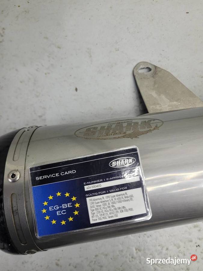 TRIUMPH TIGER EXPLORER 1200 OEM TŁUMIK WYDECH Nowy Tomyśl sprzedam