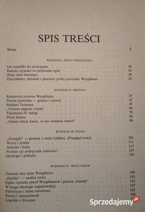 Wergiliusz Świat poetycki Stanisław Stabryła Gdańsk