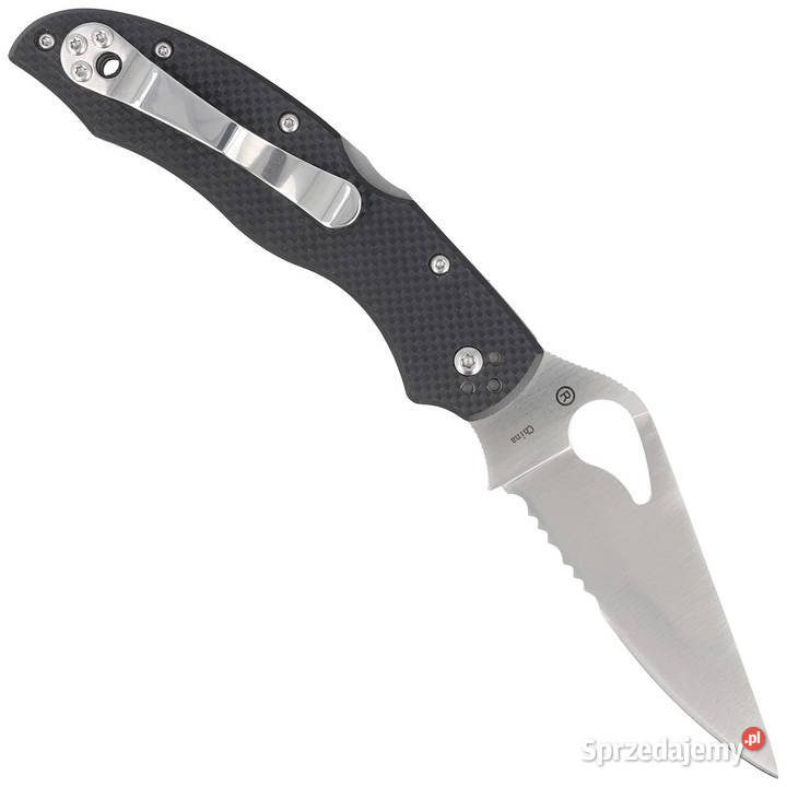 Nóż składany Spyderco Byrd Harrier 2 Black G10