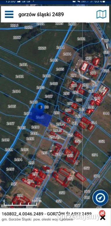 Działka budowlana RATY opolskie Gorzów Śląski