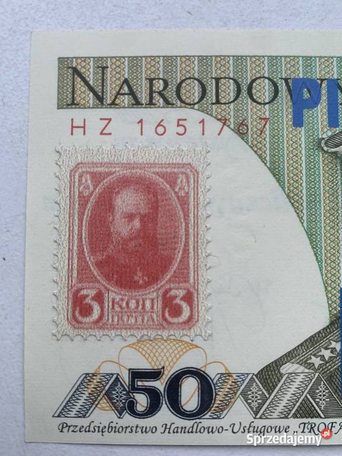 Banknoty 50 1988 100 1986 wystawa Sanniki Łowicz sprzedam