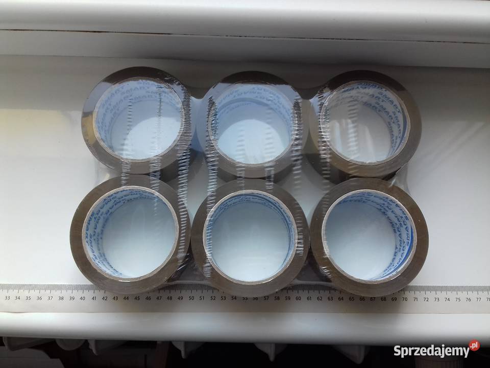 6x Taśmy pakowe przylepne Smart brązowa 48mmx91m Bydgoszcz