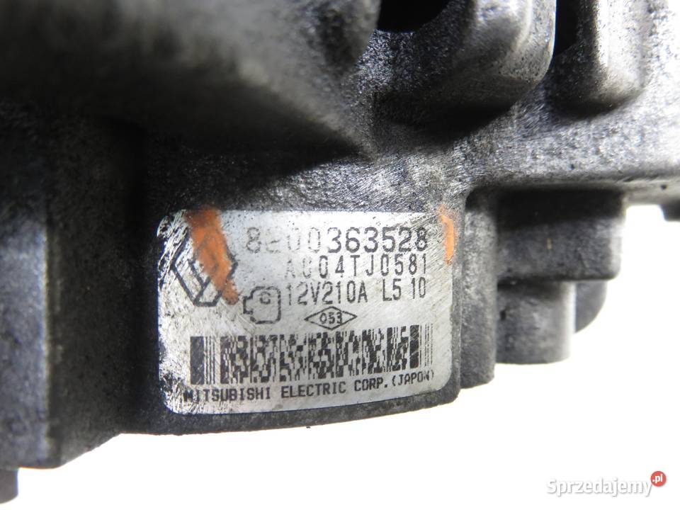 ALTERNATOR RENAULT SCENIC II 15 dCi 8200363528