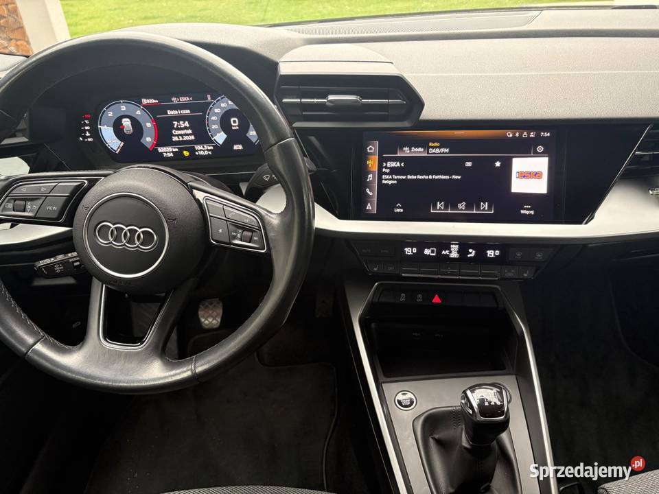 Audi A3 SPORTBACK 2022r 20 116 Zarejestrowany 92000km A3 Samochody osobowe