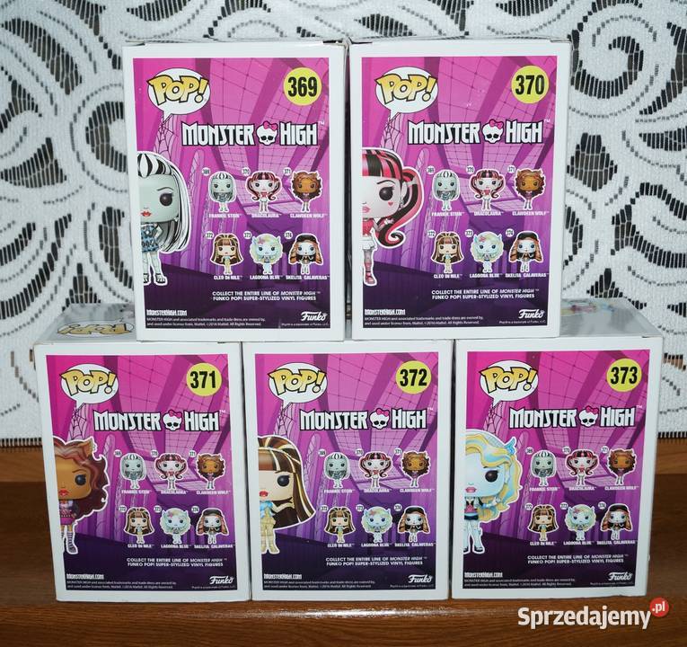 Funko Pop Monster High 5 ORYGINAŁ figurka 8 lat+ Figurki sprzedam