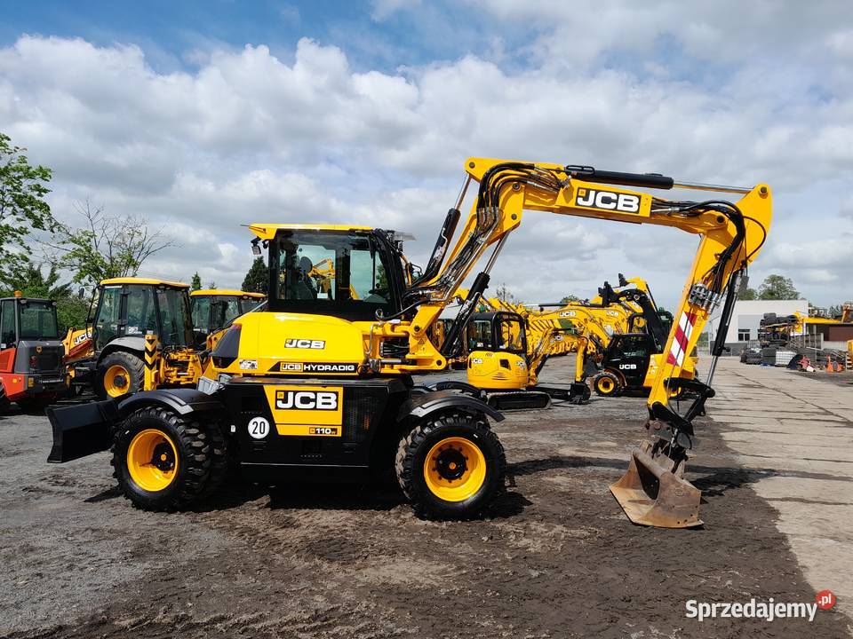 KOPARKA KOŁOWA 12 TON JCB HYDRADIG 110W TEREX Koparki Krotoszyn