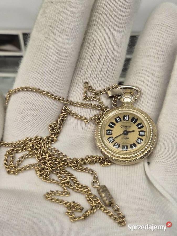 Damski zegarek Glashutte naszyjnikwisiorek Damskie Chorzów