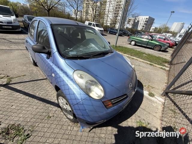 Nissan Micra K12 Salon 91 Kobieta nieuszkodzony Warszawa sprzedam