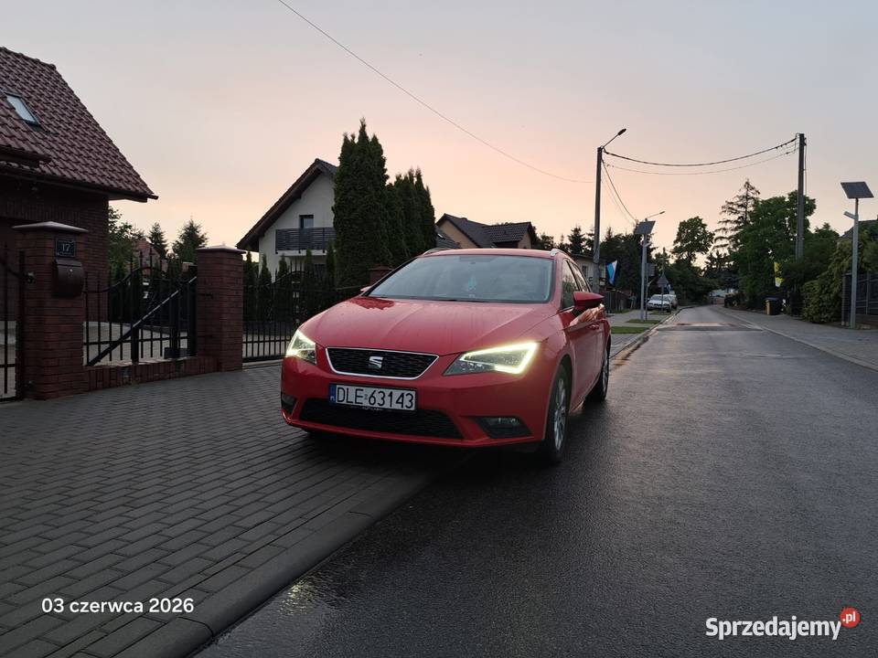 Seat Leon 16 tdi salon full led tempomat diesel Legnica