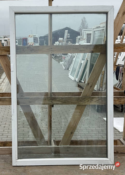 OKNA KacprzaK Witryna 112X149 FIX Używany PCV Siedlce