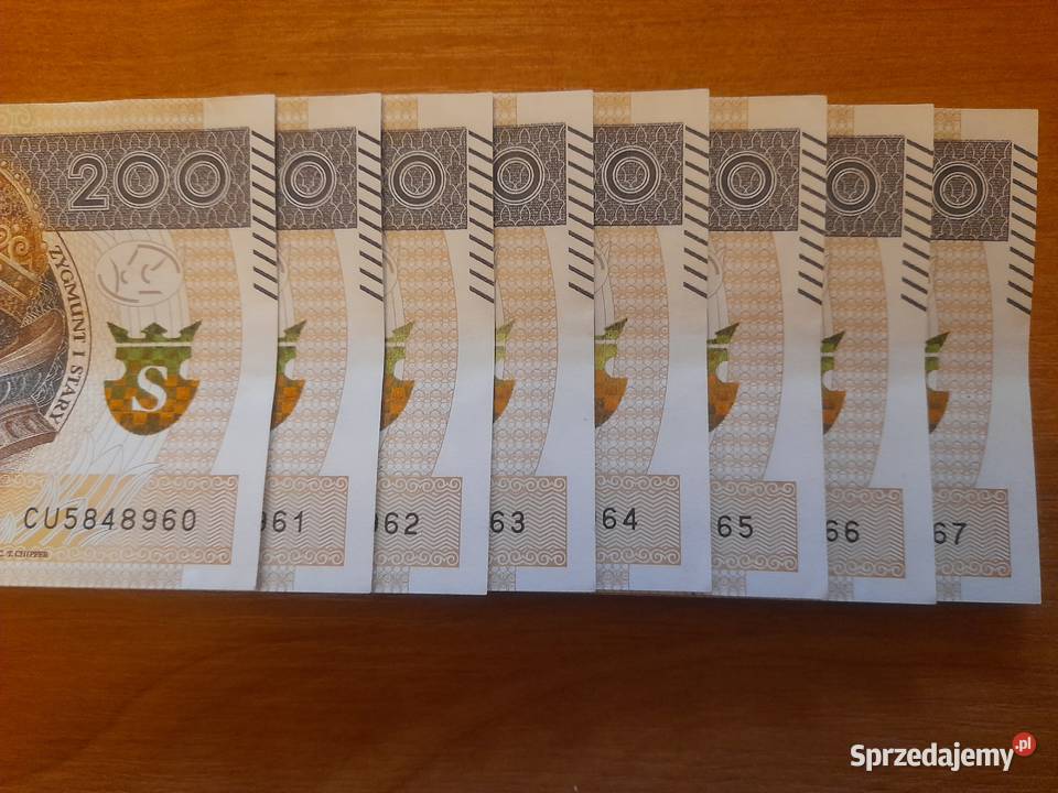 Banknot kolekcjonerski o nominale 200 CU Numizmatyka Oleśnica