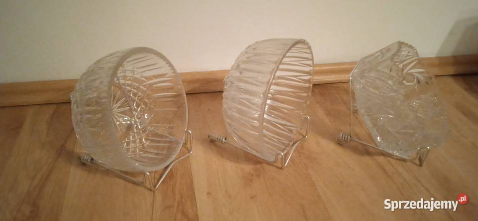 Kryształy z okresu PRLu różne Porcelana i szkło Świdnica