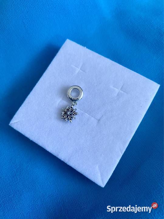 nowa mini zawieszka charm beads śnieżynka płatek Gdynia
