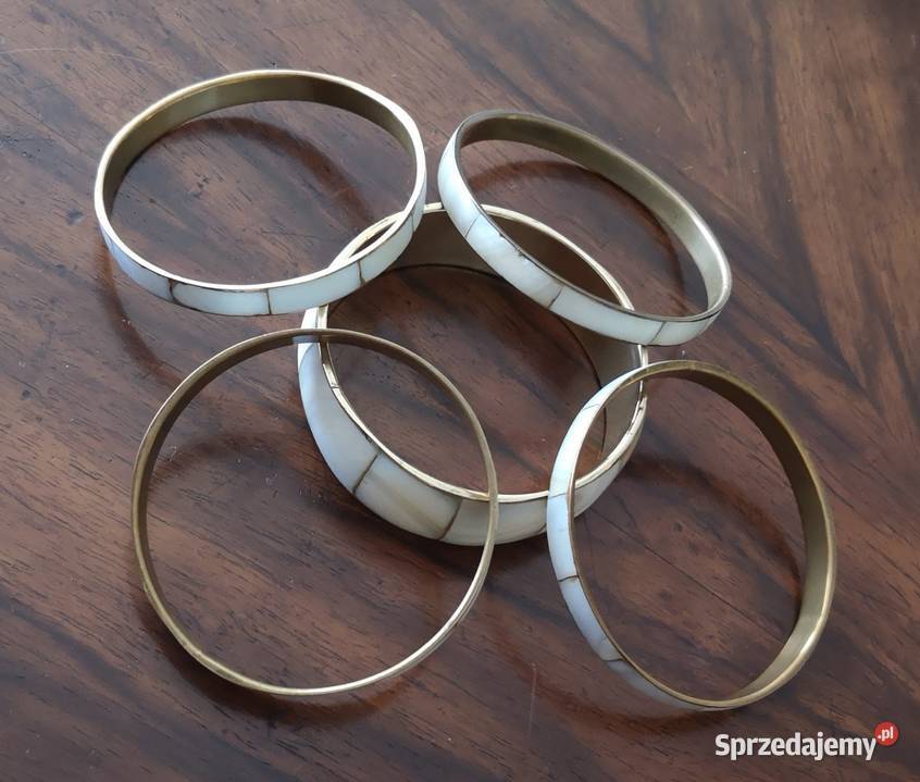 Stare bransolety vintage 5 sztuk Dla kobiet Ozdoby śląskie Katowice