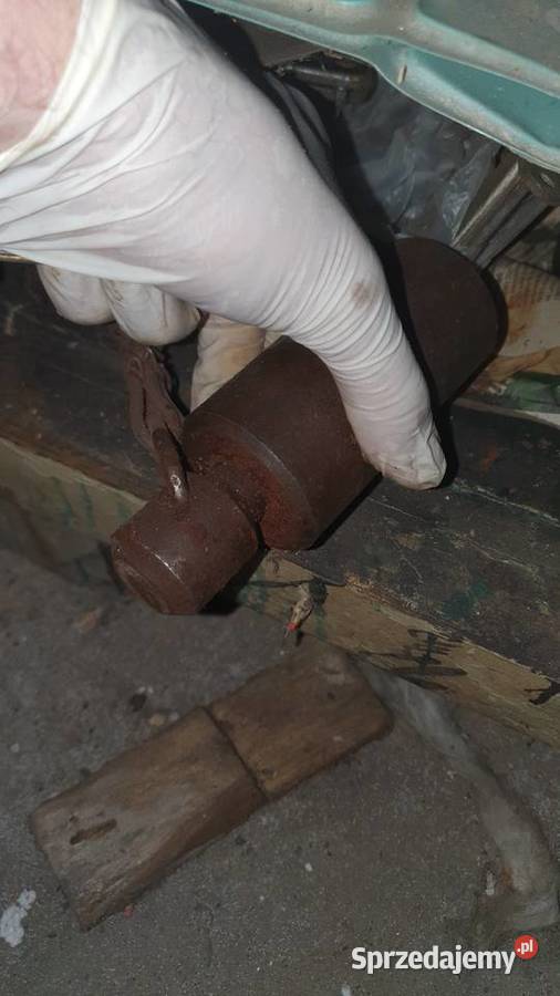 Duży stary odważnik obciążenie do czyszczenia Warszawa sprzedam