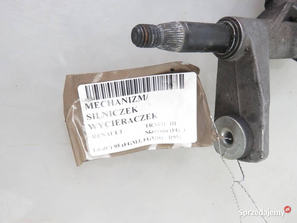 MECHANIZM WYCIERACZEK RENAULT TRAFIC III