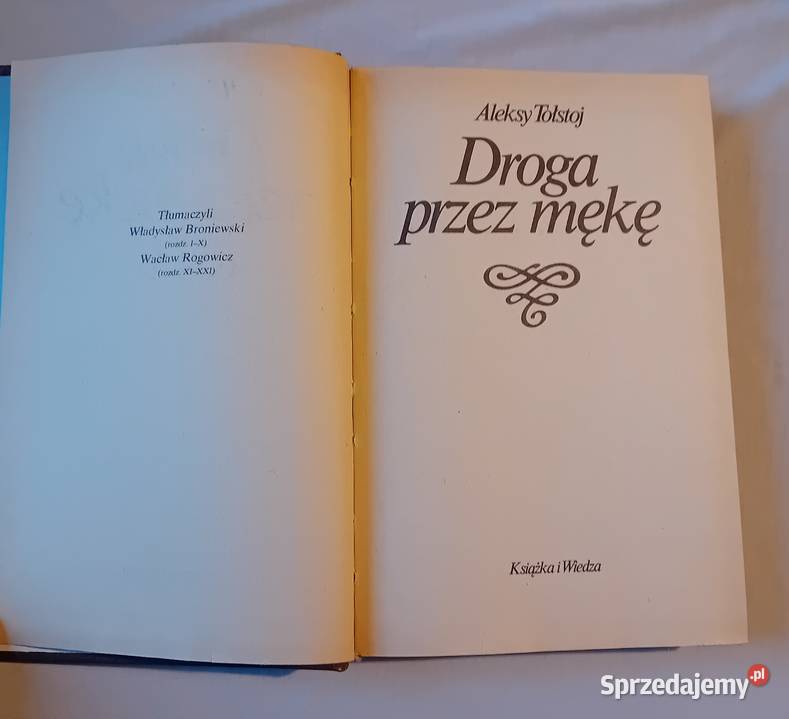 Aleksy Tołstoj Droga mękę Tom 3 KiW 1984 r