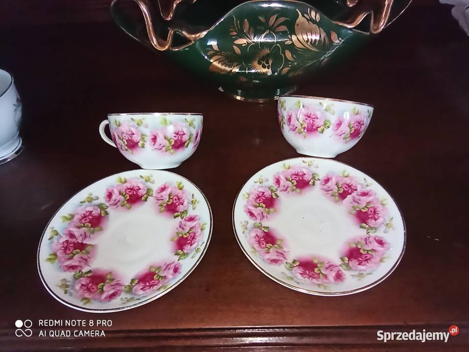 filiżanka z różami sygnatura numeryczna Gdańsk