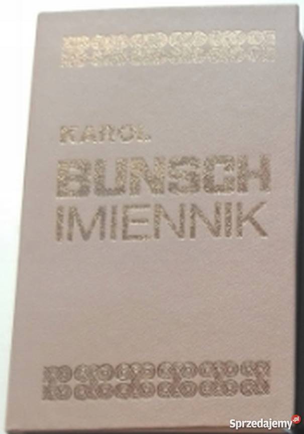 IMIENNIK BUNSCH KAROL Krosno