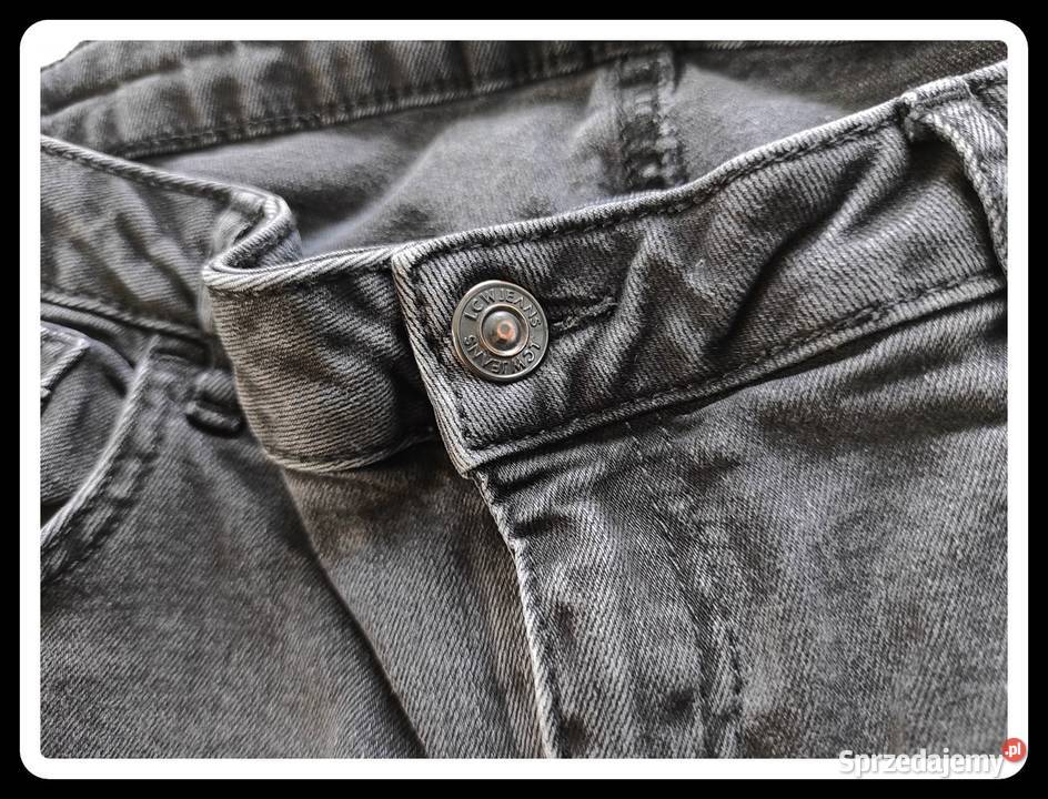 LWC jeans czarne spodnie damskie 42 XL Płock