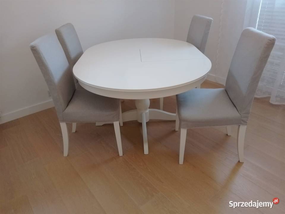 Stół IKEA Ingatorp rozkładany 4 krzesła IKEA mazowieckie Warszawa