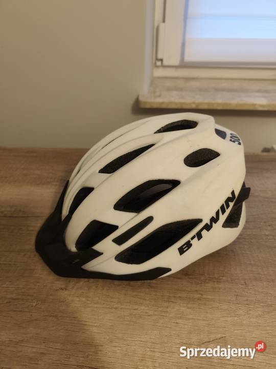 Kask rowerowy BTWIN MTB 500 White 320 gr 5961
