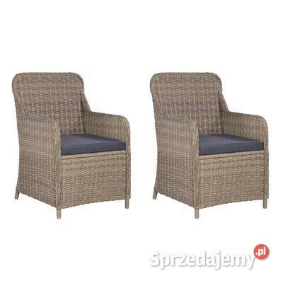 vidaXL Krzesła ogrodowe z poduszkami 2 SKU44147 Dom i Ogród Warszawa