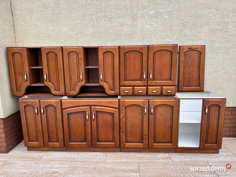 Komplet mebli kuchennych Bawaria szafki kredens Garwolin