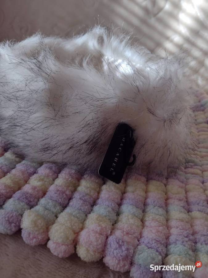 Wytworna FUTRZANA OPASKA zimowa z LondynuNOWA małopolskie Kraków