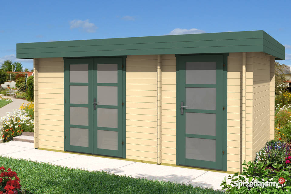 Drewniany domek ogrodowy Oriental 4 Mrągowo