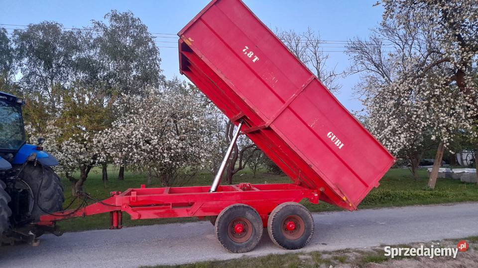 Przyczepa Gubi tandem rolnicza wysokiego Lubień Kujawski
