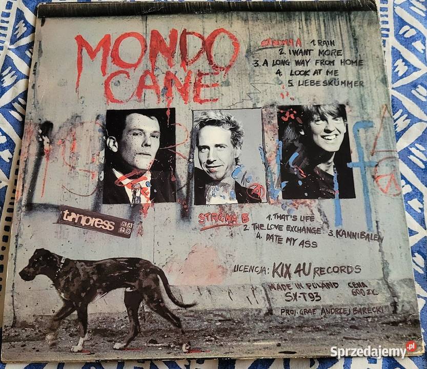 Mondo Cane Mondo Cane płyta winylowa z roku 1988 Chełmno