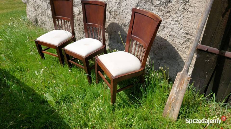 Krzesła 3 sztuki,stare