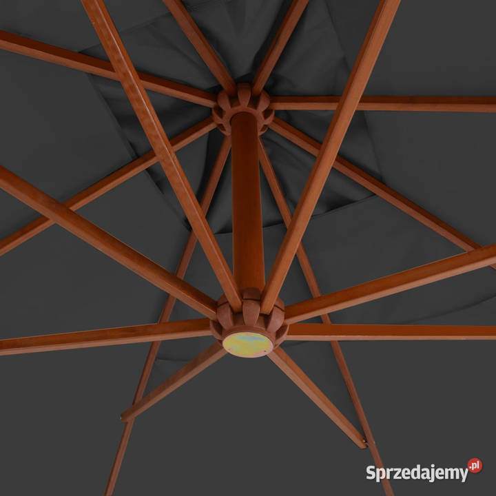 Wiszący parasol z drewnianym słupkiem 400x300 Warszawa sprzedam