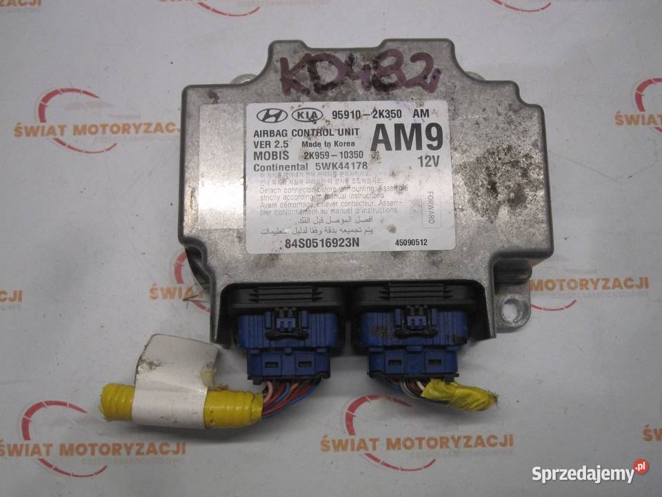 KIA SOUL 10r moduł AIRBAG 959102K350 osobowe Komputery Kielce sprzedam