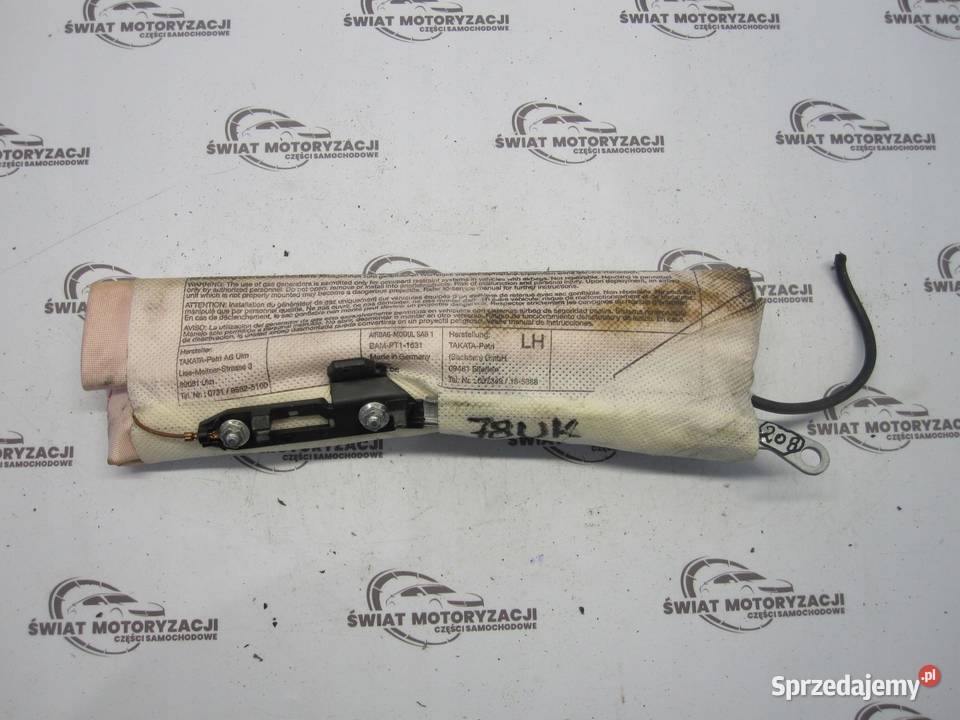 PASSAT B7 13r AIRBAG poduszka fotela lewa przód