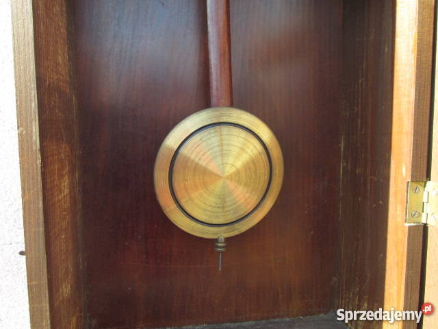 Zegar ścienny orzech antyk