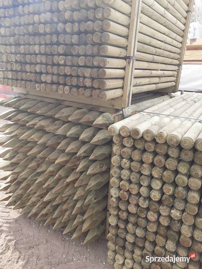 Palik otoczak palisada do drzewek f50mm pomorskie Czapielsk