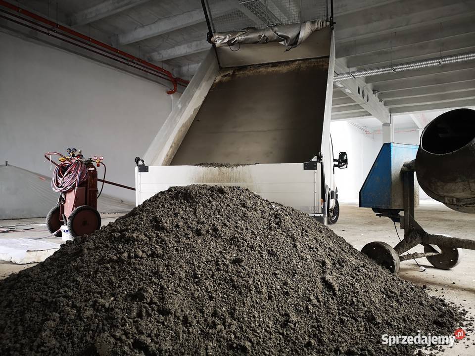 Beton półsuchy B15 B20 B25 transport mała Wieliczka