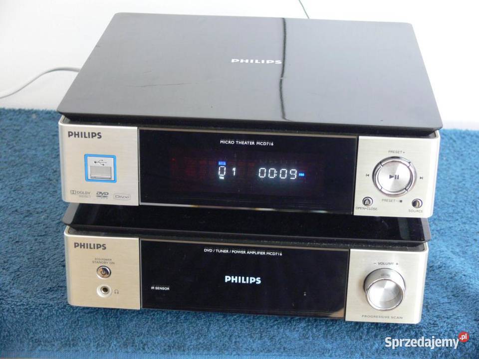 Amplituner Philips MCD716 CD USB mp3 RDS WYSYŁKA Jasło