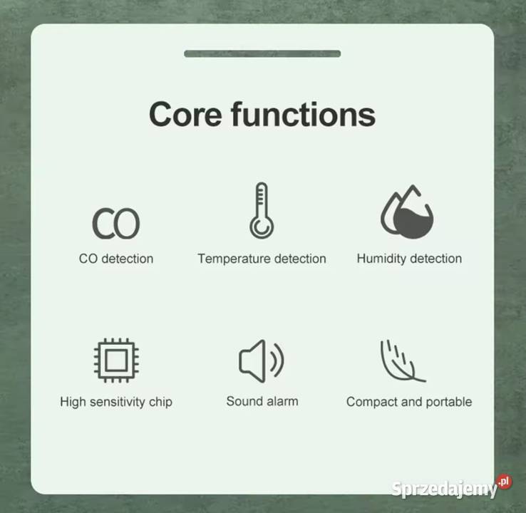 Detektor tlenku węgla 3 w 1 turystyczny Ząbki sprzedam