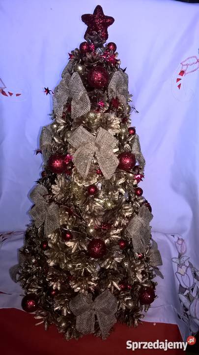 choinka drzewko szyszki lampki LED 40 wielokolorowy Sierpc sprzedam
