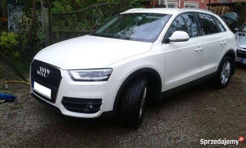 Audi Q3 20 TDi 2012 przebieg 8500 1 właściciel poduszka powietrzna Kraków sprzedam